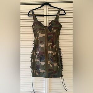NWOT Ivy Park Adidas Camouflage Bodycon Dress